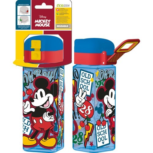Botella Robot con Cierre 550 ml Mickey