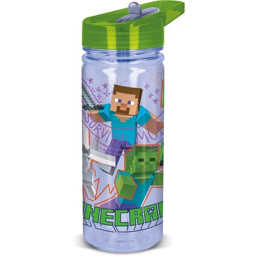 Botella Tritan Grande 580 ml Minecraft