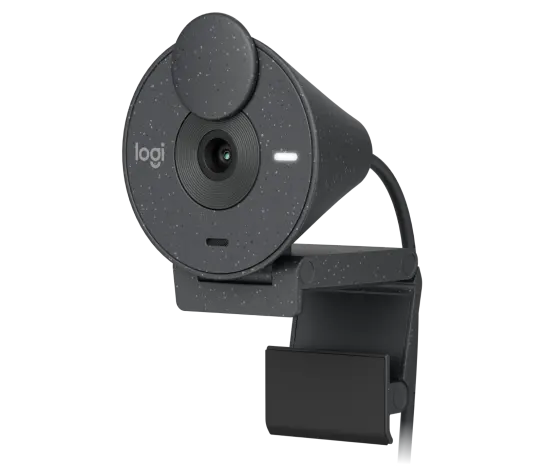 CAMARA LOGITECH BRIO 300 FHD 1080P USB-C BLACK (960-001413)-P