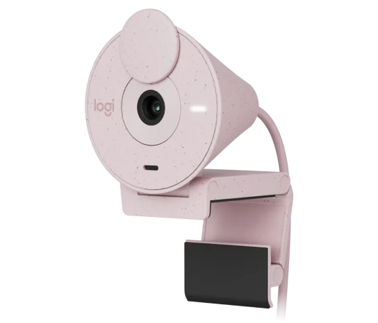 CAMARA LOGITECH BRIO 300 FHD 1080P USB-C ROSE (960-001446)