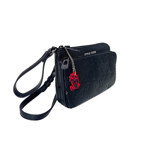 Cartera Minnie Mouse Color Negro con Lazos – imagen 2