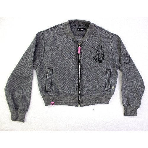 Casaca Moda Minnie Mouse Niña Color Gris