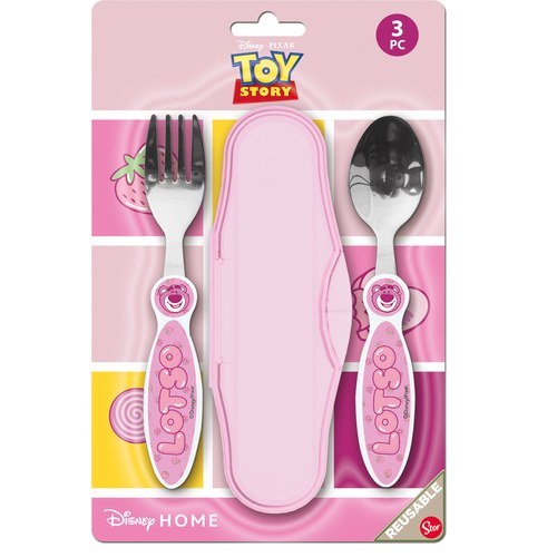 Cubiertos Metálicos 2 Piezas Lotso