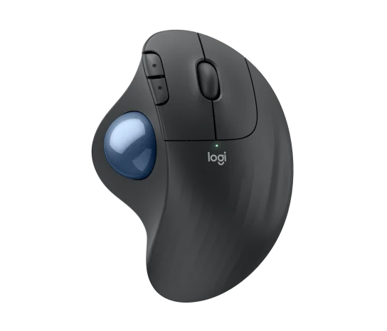 MOUSE LOGITECH ERGO M575S TRACKBALL SILENT WIRELESS BOLT/BLUETOOTH USB-A BLACK  (910-007031)
