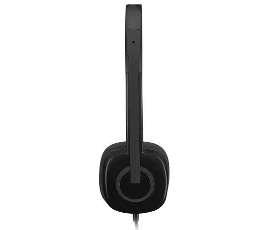 Audífono con Micrófono Logitech H151 Stereo Color Black