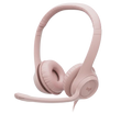 Audífono con Micrófono Logitech H390 USB Noise Cancelling Color Rose
