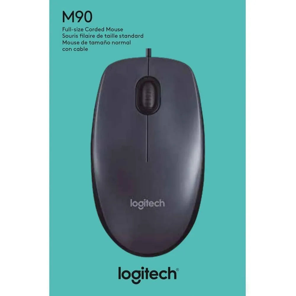 Mouse Logitech M90 Usb Black / Grey