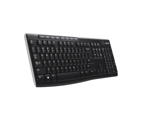 TECLADO LOGITECH K270 WIRELESS UNIFYING USB SP BLACK (920-004426)