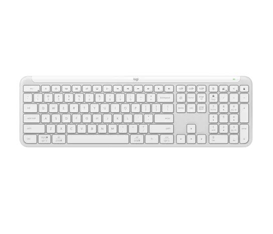 TECLADO LOGITECH SLIM SILENT K950 WIRELESS  BOLT/BLUETOOTH SP WHITE (920-012593)