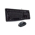 Teclado Logitech + Mouse Mk120 Usb Sp Black