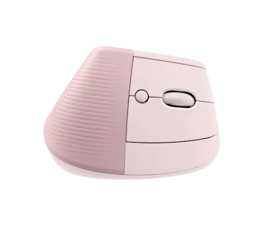 Mouse Logitech Lift Vertical Ergonomic Wireless Bluetooth Color Rose