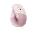 Mouse Logitech Lift Vertical Ergonomic Wireless Bluetooth Color Rose