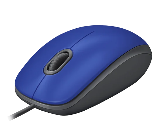 Mouse Logitech M110 Silent Óptico USB Color Blue