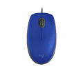 Mouse Logitech M110 Silent Óptico USB Color Blue
