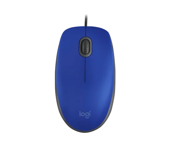 Mouse Logitech M110 Silent Óptico USB Color Blue