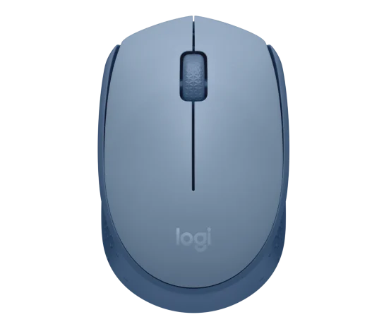 MOUSE LOGITECH M170 WIRELESS BLUE GRAY (910-006863)
