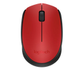 MOUSE LOGITECH M170 WIRELESS RED (910-004941)