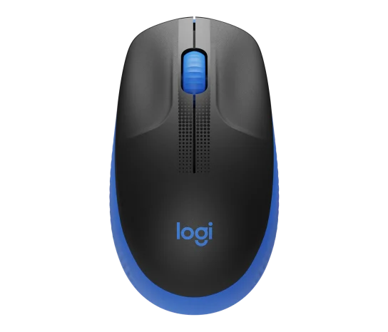 Mouse Logitech M190 Wireless Full-Size Color Blue