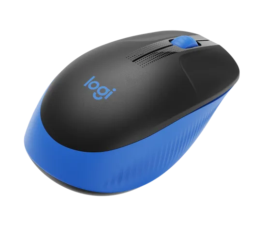 Mouse Logitech M190 Wireless Full-Size Color Blue