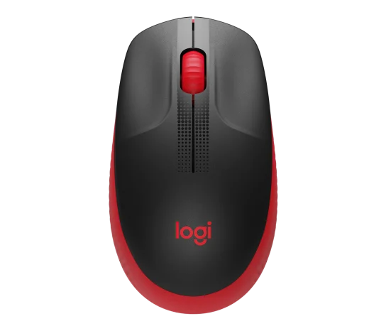 MOUSE LOGITECH M190 WIRELESS FULL-SIZE RED (910-005904)