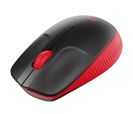 MOUSE LOGITECH M190 WIRELESS FULL-SIZE RED (910-005904)