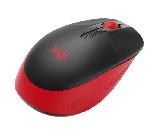 MOUSE LOGITECH M190 WIRELESS FULL-SIZE RED (910-005904)