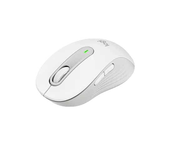 Mouse Logitech Signature M650 Silent Large Wireless Bluetooth Color White
