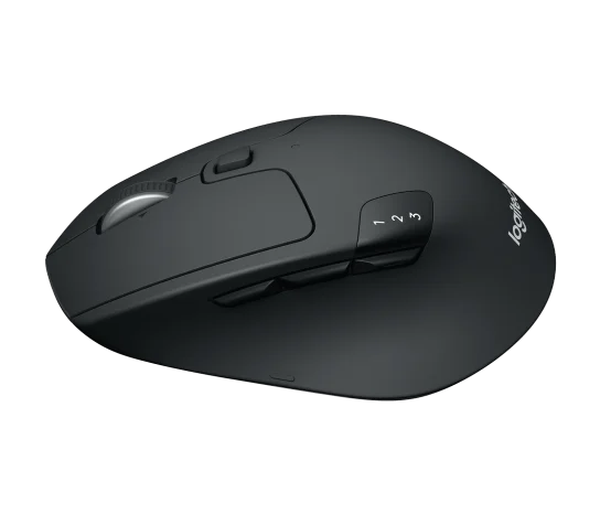 MOUSE LOGITECH M720 WIRELESS TRIATHLON BLACK (910-004790)