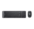 Teclado y Mouse Logitech MK220 Wireless USB SP Color Black