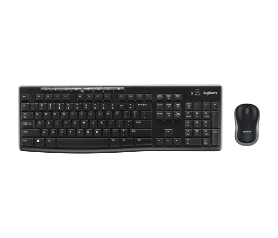 TECLADO LOGITECH + MOUSE MK270 WIRELESS USB BLACK (PN 920-004432)-UY