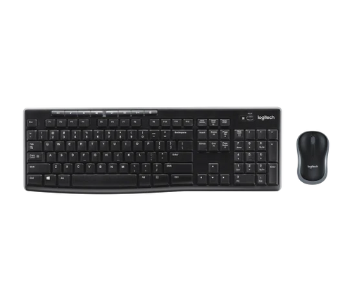 Teclado y Mouse Logitech MK270 Wireless USB Color Black