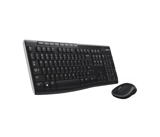 TECLADO LOGITECH + MOUSE MK270 WIRELESS USB BLACK (PN 920-004432)