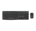 Teclado y Mouse Logitech MK295 Wireless USB Color Black