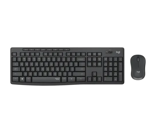 Teclado y Mouse Logitech MK295 Wireless USB Color Black
