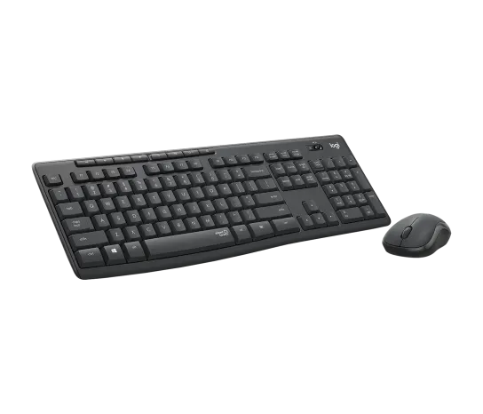 TECLADO LOGITECH + MOUSE MK295 WIRELESS USB BLACK (920-009792)