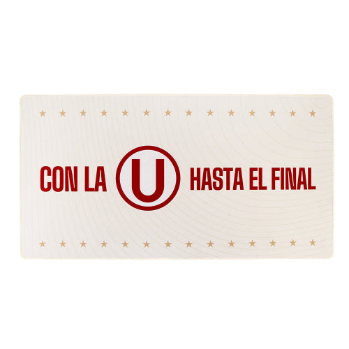 Mouse pad desk Universitario crema