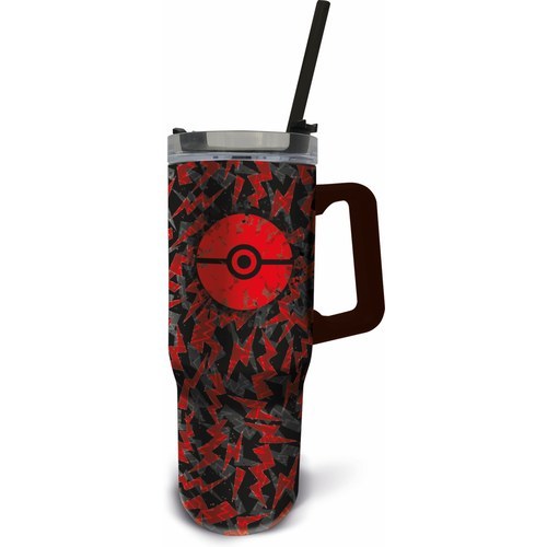 Mug Térmico XL Pokémon Acero Inoxidable 1165ml con Tapa