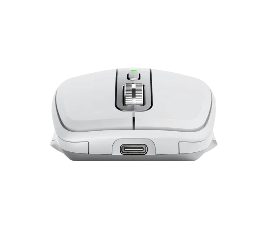 MOUSE LOGITECH MX ANYWHERE 3S BLUETOOTH/WIRELESS 8K USB-C PALE GREY (910-006933)