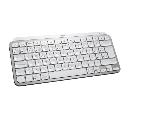 Teclado Logitech MX Keys Mini Multi-Device Bluetooth Iluminado Color Pale Grey SP