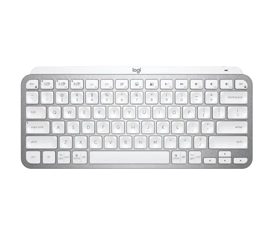 TECLADO LOGITECH MX KEYS MINI MULTI-DEVICE BT ILUMINADO PALE GREY SP (920-010477)