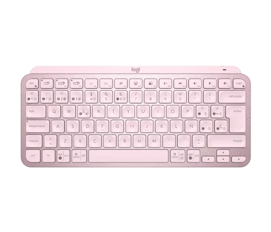 Teclado Logitech MX Keys Mini Multi-Device Bluetooth Iluminado Color Rose SP