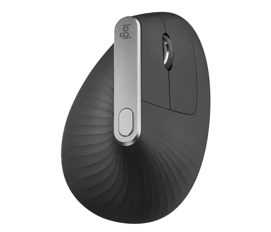 MOUSE LOGITECH MX VERTICAL ADVANCED ERGONOMIC WIRELESS/BLUETOOTH USB-C BLACK (910-005449)