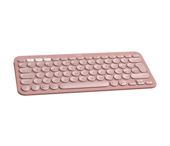 TECLADO LOGITECH PEBBLE 2 K380S BLUETOOTH/WIRELESS SP ROSE (920-011785)