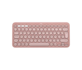 Teclado Logitech Pebble 2 K380S Bluetooth Wireless SP Color Rose