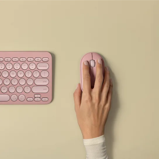 MOUSE LOGITECH PEBBLE 2 M350S BLUETOOTH/WIRELESS ROSE (910-007048)