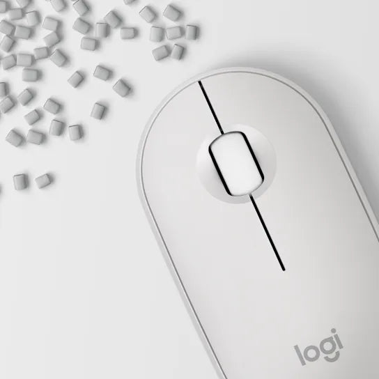 MOUSE LOGITECH PEBBLE 2 M350S BLUETOOTH/WIRELESS WHITE (910-007047)