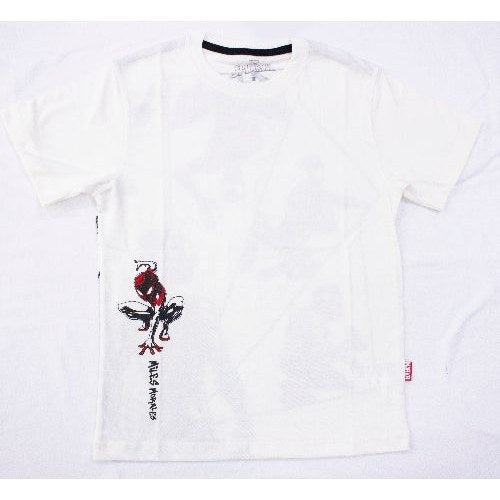 Polo Básico Manga Corta Spiderman Niño Color Marfil