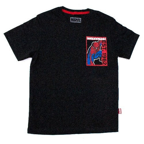 Polo Básico Manga Corta Marvel Color Negro