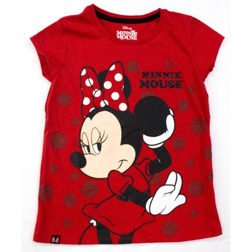 Polo Básico MC Rojo Minnie Mouse