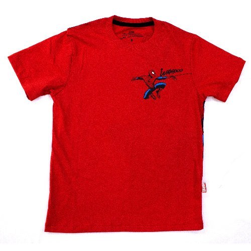 Polo Básico Manga Corta Spiderman Niño Color Rojo